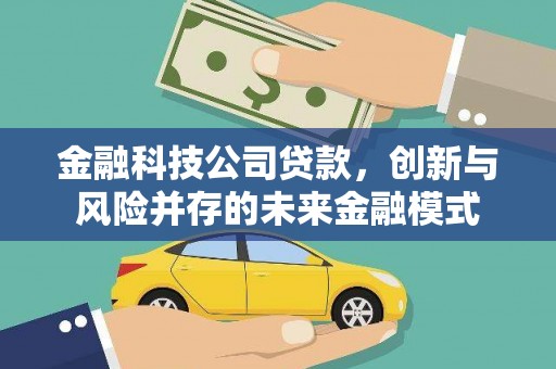 苏家屯金融科技公司贷款，创新与风险并存的未来金融模式