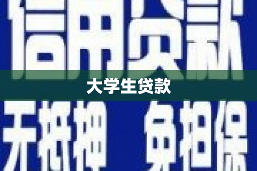 丰南大学生贷款