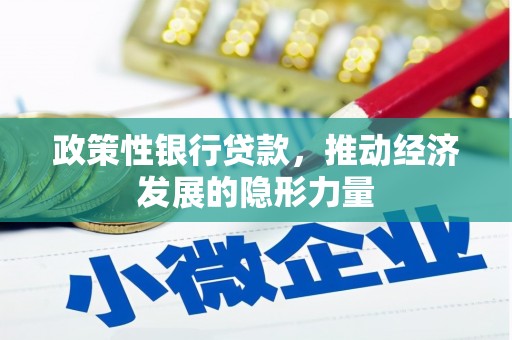 漠河政策性银行贷款，推动经济发展的隐形力量