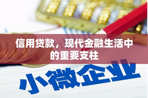 钦北信用贷款，现代金融生活中的重要支柱