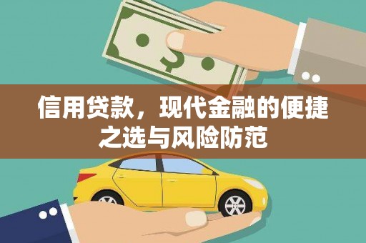大溪信用贷款，现代金融的便捷之选与风险防范