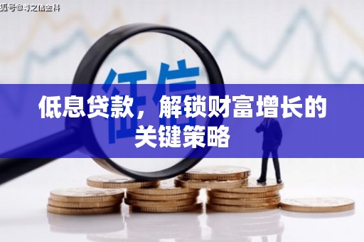 沧源低息贷款，解锁财富增长的关键策略
